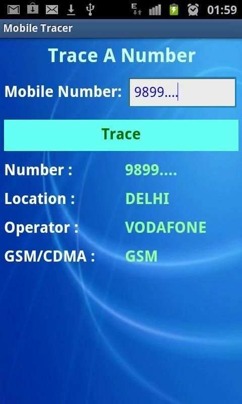 Mobile Tracer screenshot 1