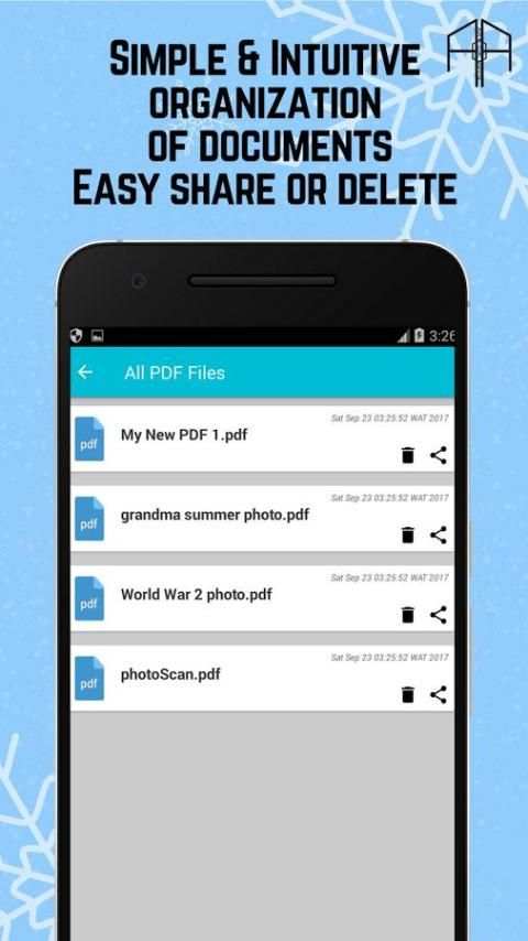 PDF почтовый клиент - Siri Photo Scanner скриншот 1