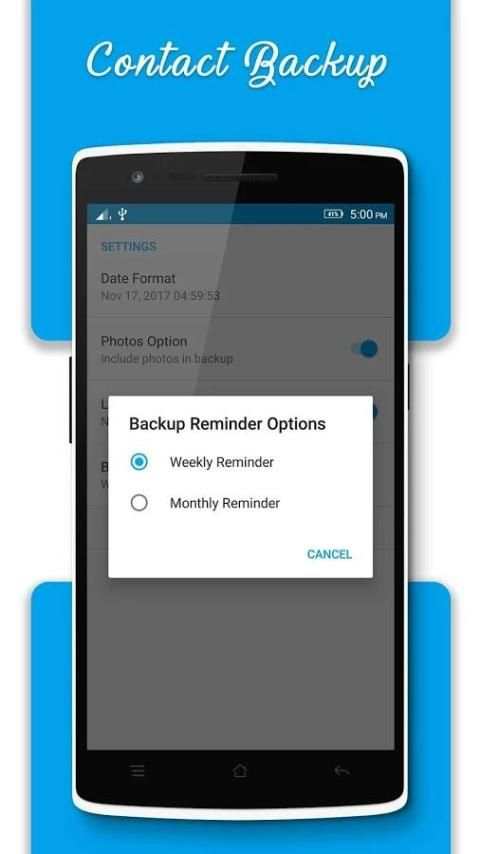 Contact Backup & Restore скриншот 1