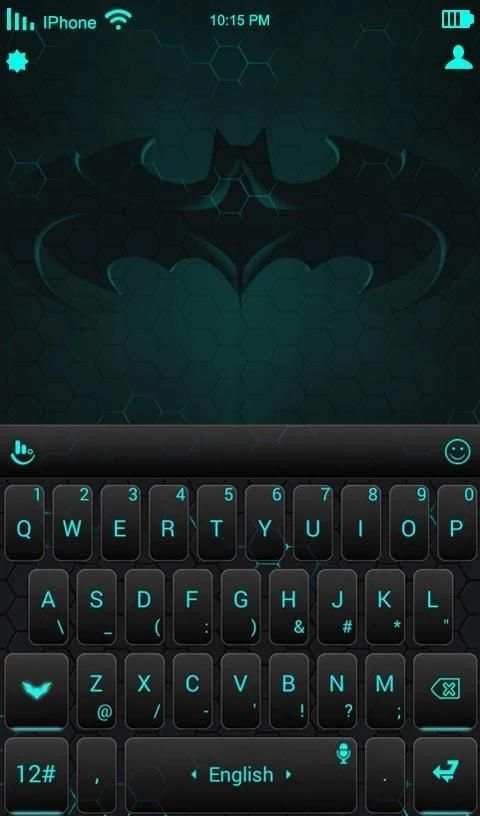 TouchPal Dark Neon Green Theme screenshot 4