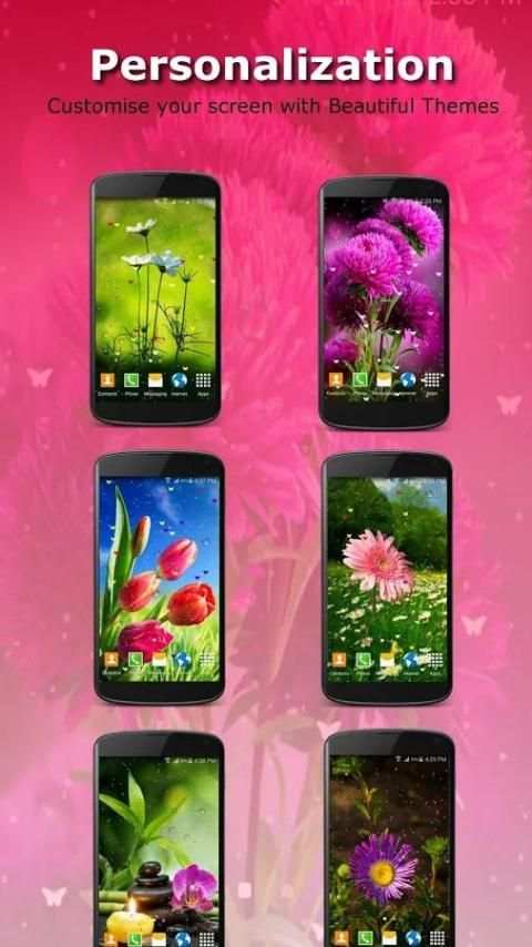 Live Wallpaper - Flowers स्क्रीनशॉट 5
