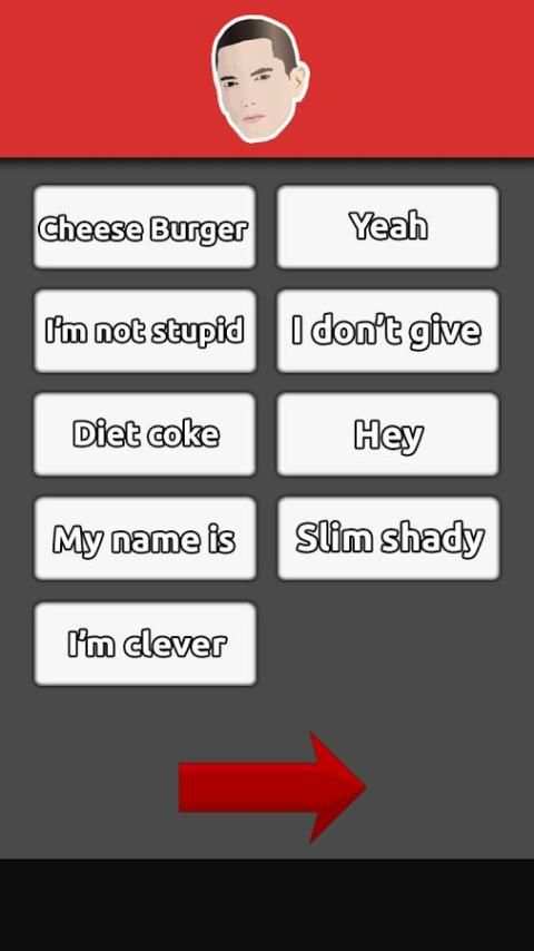 Soundboard For Eminem 1 تصوير الشاشة