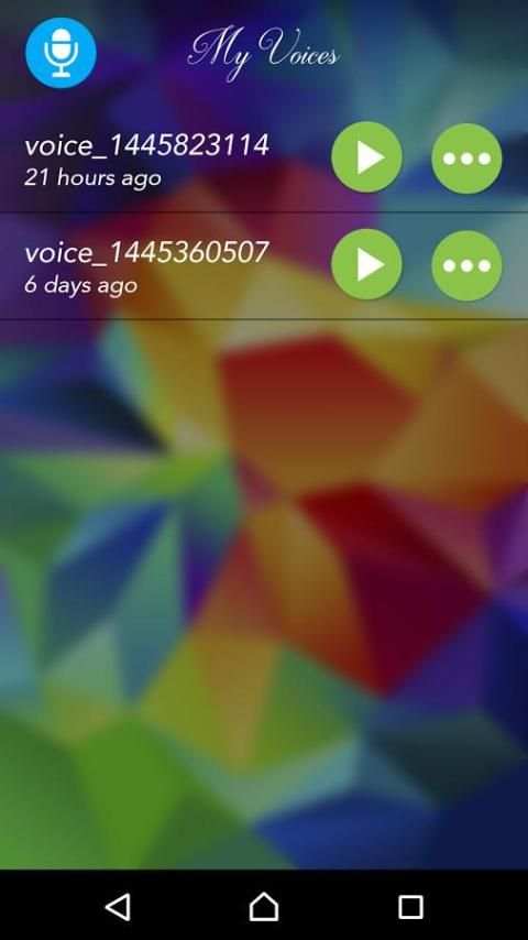 Voice Changer with more Effect 1 تصوير الشاشة