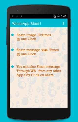 Message Bomber for WhatsApp screenshot 3