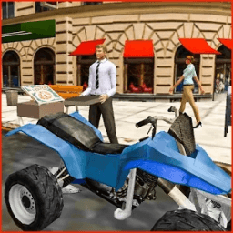 Atv Pizza Delivery Simulator 2018 أيقونة