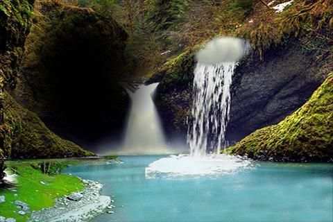 Foto air terjun Selfie screenshot 8