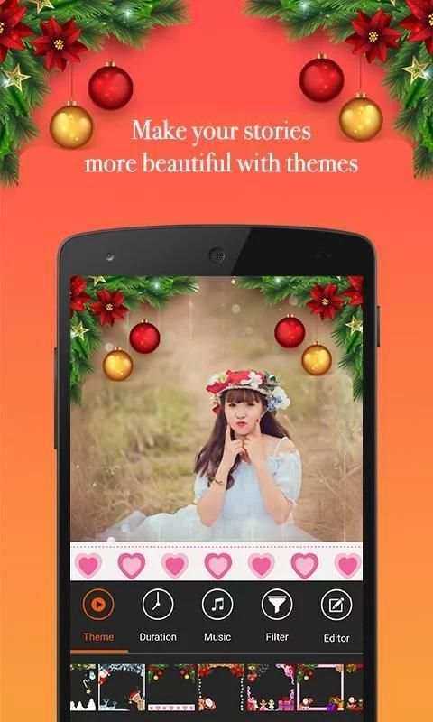Christmas Video Photo Maker स्क्रीनशॉट 4