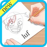 learn to draw öne Luffu Pîec