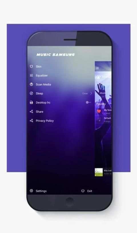 Music Player Style Samsung 2018 screenshot 2