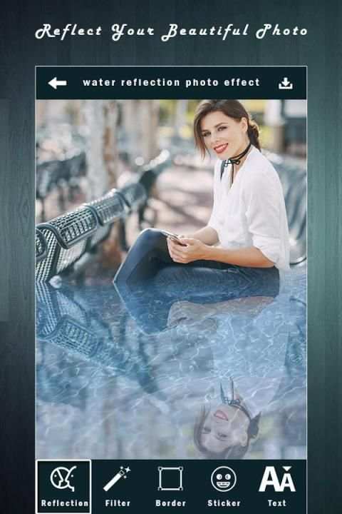 Water Reflection Photo Editor 6 تصوير الشاشة