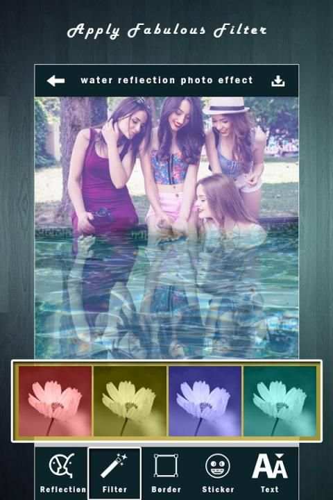 Water Reflection Photo Editor 5 تصوير الشاشة