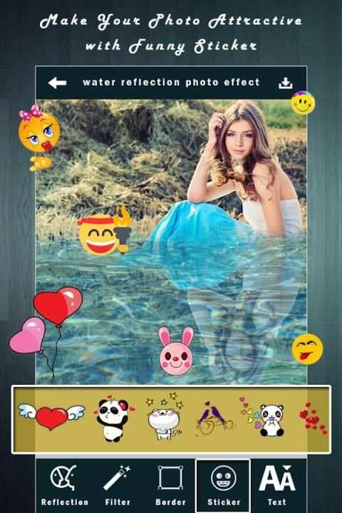 Water Reflection Photo Editor 3 تصوير الشاشة
