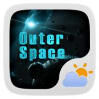 OUTERSPACE THEME GO WEATHER EX on 9Apps