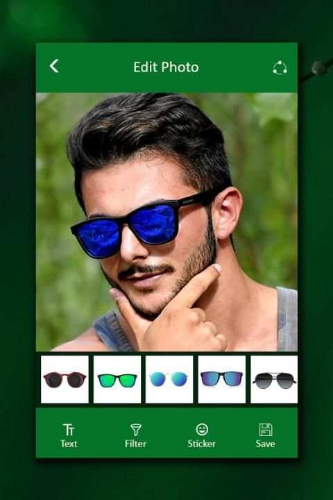 Man Sunglass Photo Editor screenshot 2