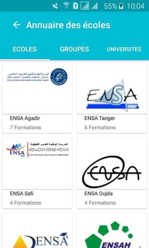 Ecoles supérieures et Universités au Maroc скриншот 3
