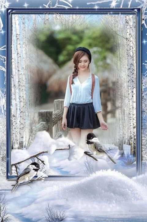 Winter Photo Frame 2016 स्क्रीनशॉट 3