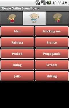 Stewie Griffin(SoundBoard) 4 تصوير الشاشة