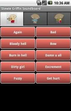 Stewie Griffin(SoundBoard) 5 تصوير الشاشة