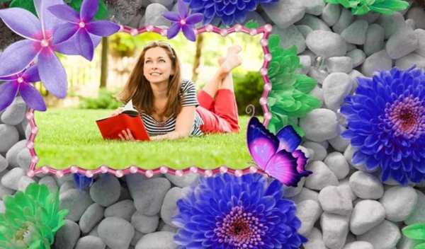 Flower Photo Frame 4 تصوير الشاشة