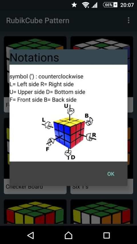 Cool Rubik's Cube Patterns скриншот 1