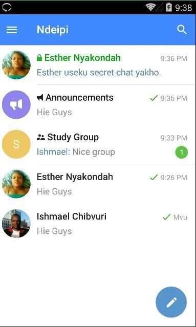 Ndeipi Messenger screenshot 7