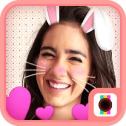 Rabbit Face Camera-Free cute&funny motion sticker