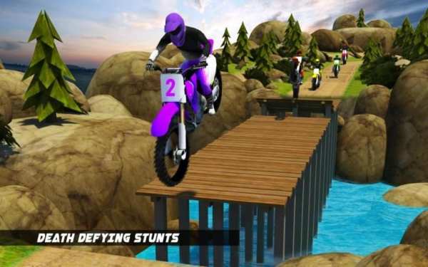 Trial Bike Rally Racing Xtreme: Crazy Stunts Rider screenshot 7