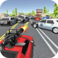Police Chase - Car Shooting Game