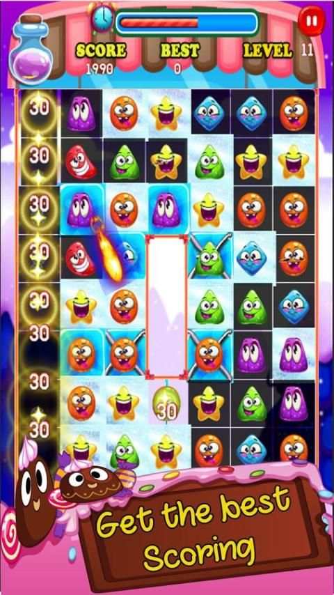 Candy Cookie Jam Smash screenshot 4