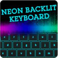 Neon Blue Keyboard & Neon Backlit Keyboard