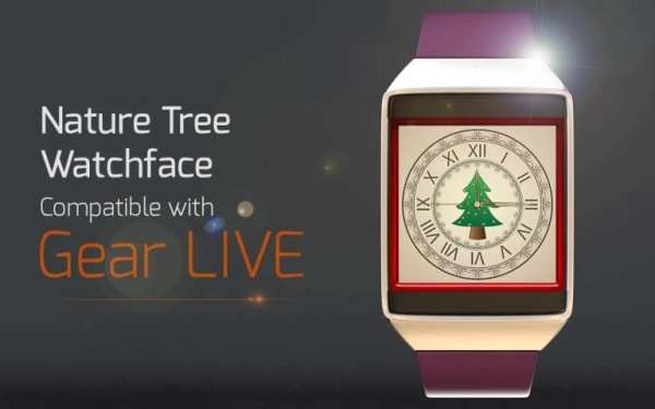 Nature Tree Watchface 4 تصوير الشاشة