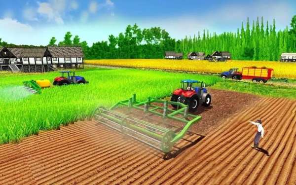 Grand Tractor Forage Farming Simulator 2018 3D screenshot 7