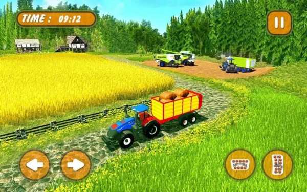 Grand Tractor Forage Farming Simulator 2018 3D screenshot 9