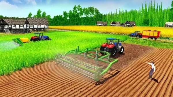 Grand Tractor Forage Farming Simulator 2018 3D screenshot 1