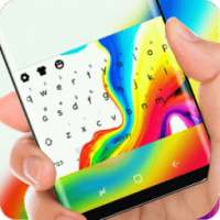 Colorful Background Keyboard Theme for Oppo R11 on 9Apps