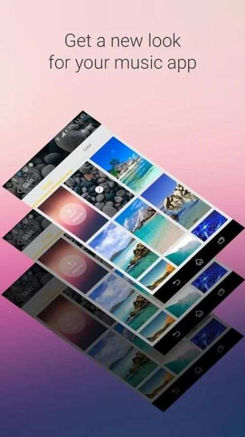 Music Player style Samsung S8 screenshot 4