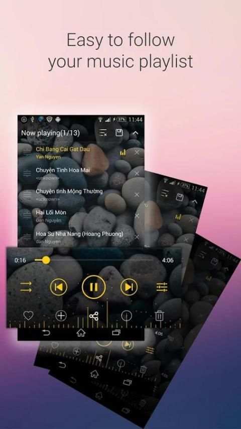 Music Player style Samsung S8 screenshot 2