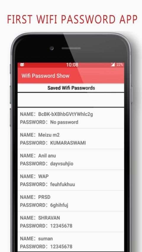 Show Wifi Password 2017 स्क्रीनशॉट 6