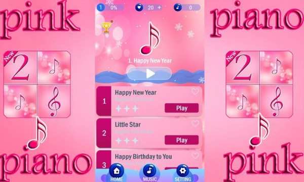 pink piano tiles screenshot 8