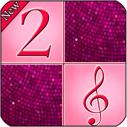 pink piano tiles icon