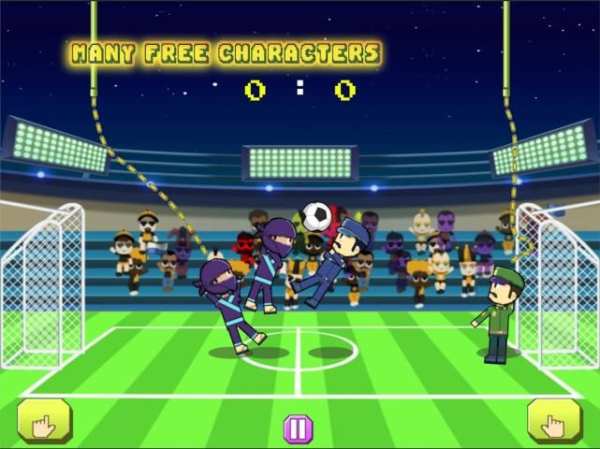 Soccer Happy-mini footbal fun 2 player game physic screenshot 2