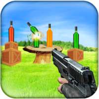 Real bottle shooting expert 3d game