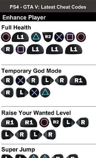 Cheat Codes for GTA 5 - 2017 screenshot 8