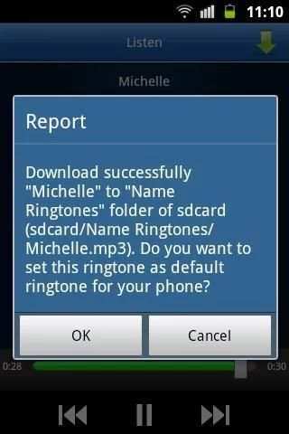Name Ringtones स्क्रीनशॉट 1
