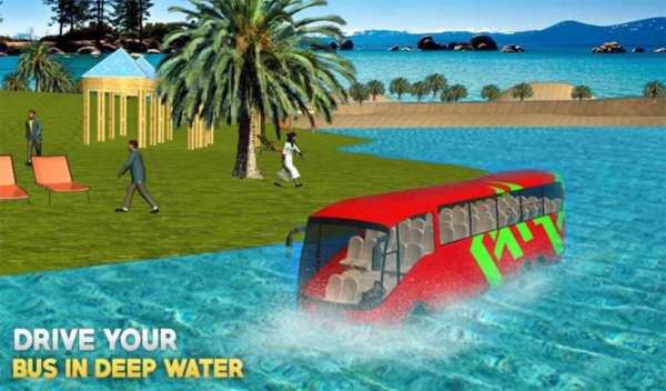 Water Surfer Floating Bus 3D screenshot 3