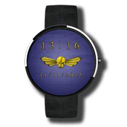 Gold Spanning Wings Watch Face