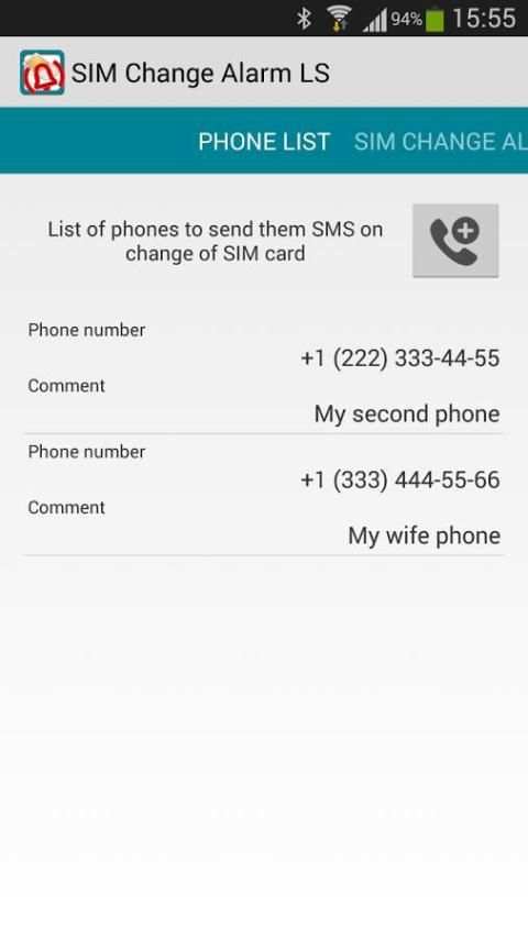 SIM Change Alarm screenshot 6