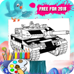 Coloring Pages For Tank Machine иконка