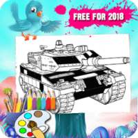 Coloring Pages For Tank Machine