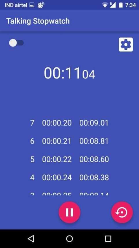 Talking Stopwatch screenshot 7